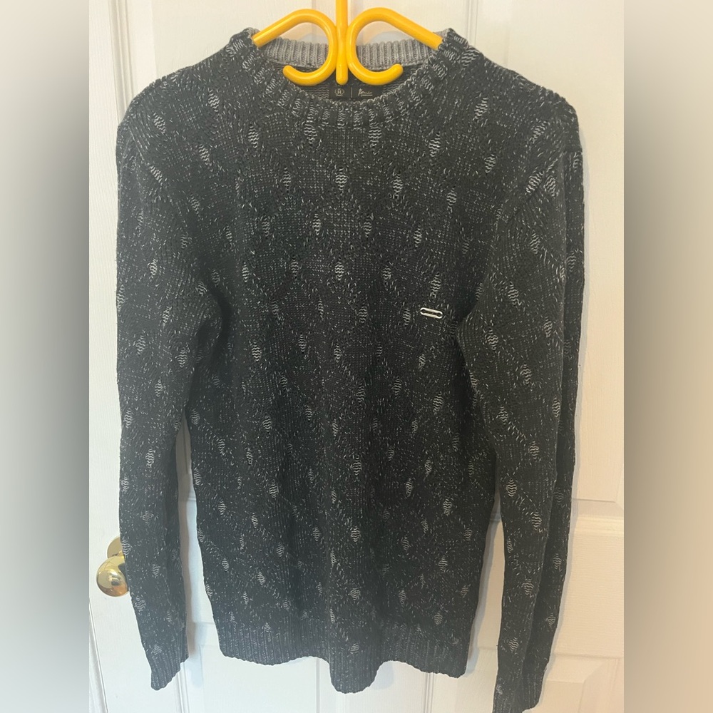 Elegant Charcoal Crewneck Sweater